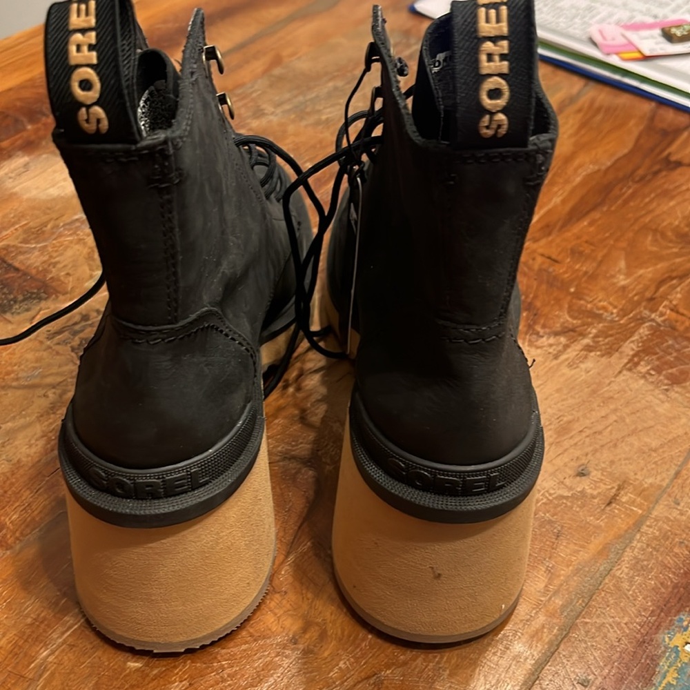 New Sorel High Line Heel Lace Up Boot - Picture 5 of 6